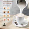 ABKR-Frother Whisk For MMF-809 Electric Milk Steamer MMF-809-WH For Keurig K-Latte Single Serve K-Cup