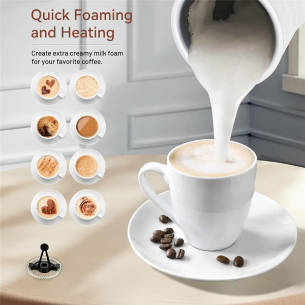 ABKR-Frother Whisk For MMF-809 Electric Milk Steamer MMF-809-WH For Keurig K-Latte Single Serve K-Cup