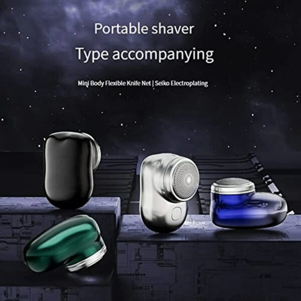 Sb59a740e528d40ad8b6f15c8b0592c98t.jpg New Portable Electric Shaver IPX7 Waterproof Shaving Machine Wet Dry Double Use Mini Fast Charging Pocket Razor Beard Trimmer