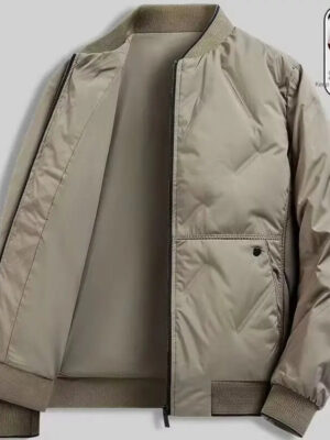 Sb6bbf0a8b7c64fba891cc7c665b137cdw.jpg New autumn and winter baseball collar, men's fashionable and versatile cotton jacket, outer warm cotton jacket, baseball jacket,
