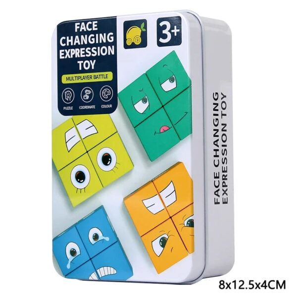 Sb71ea0c6af3249489024aba2fba4bb52m.jpg Kids Educational Toys Emotion Change Blocks Expressions Puzzles Children Cube Games Early Learning Montessori Geometry Face