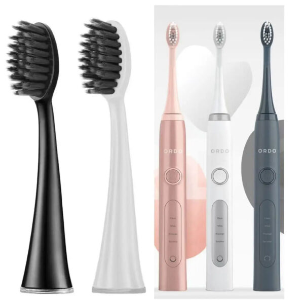 Sb77687d88f9f4a33b5b286132ac8fda9t.jpg Replacement Toothbrush Head For ORDO Sonic+/Sonic Lite Electric Toothbrush Accessories Soft Bristles Nozzles