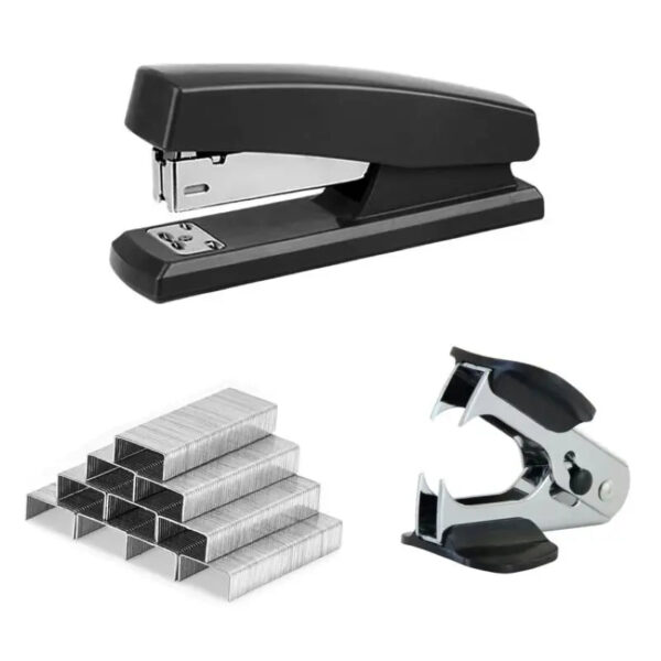 Sb7bf594de18c4ef08a2816686e3c90370.jpg Stapler Value Pack, 20 Sheet Capacity, Jam Free, includes Standard Stapler, 5000 Staples and Staple Remover(Random Color)