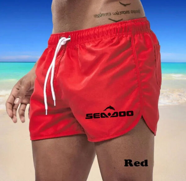 Sb81fabe904af4a33912d4f046280cf20E.jpg Summer sea Doo Casual Shorts Men Boardshorts Breathable Beach Shorts Comfortable Fitness Sports Short Pants Male bermudas