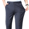 Sb8a70ba065b84f9691614186c98057bag.jpg Summer Autumn Thin Trousers Men Formal Dress Suit Pants Work Pants Quality Business Casual Pants Black Wine Red Long Pants