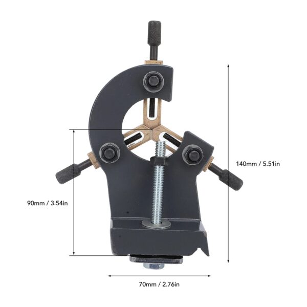 Sb8b164e3dfdd48b7b470ba2682d30348b.jpg Wood Lathe Steady Rest Grey Color Metal Mini Lathe Steady Rest for 0618 CJ18 CJ0618A 7x12 7x14 0618‑3B Wood Lathe Steady Rest