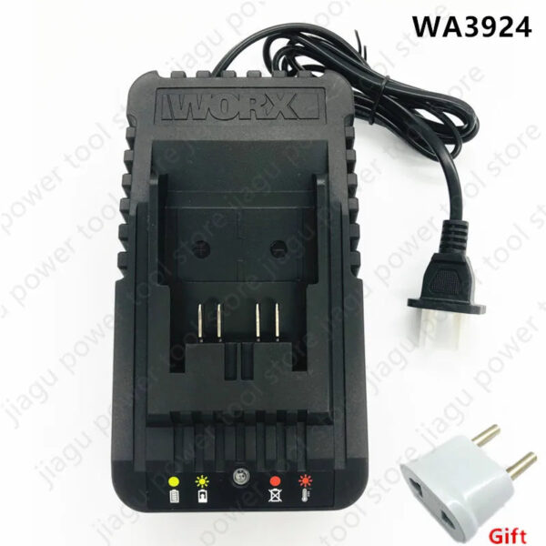 Sb9583f2f4e5f4716a011c005ffeebd19F.jpg Charger WA3924 Replace for WORX 20V WA3593 WA3595 WA3596 WA3016 WA3401 WA3922 WA3927 WU279 WU629 WU380