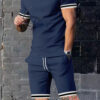 Sb98e015de857474ba7db14a0f7e4d876o.jpg EUROPEAN AND AMERICAN MEN'S SUMMER MEN'S LOOSE SET SHORT SLEEVED SHORTS SPORTS CASUAL ROUND NECK TWO-PIECE SET MEN'S S-3XL