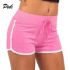 Sba2495bbb15b4974827834dba070305ap.jpg 1pc Women Sports Yoga Shorts Skinny Patchwork Casual Tight Shorts Fashion Sexy Summer Girls Running Short Pants Gym Hip Training