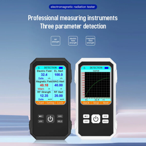 Sba4cae78c28c45378066d64dc6f6cb9aD.jpg 3in1 Electric Field Magnetic Field RF Radiation Detector Electromagnetic Radiation Tester EMF Meter Radio Frequency Detect Meter