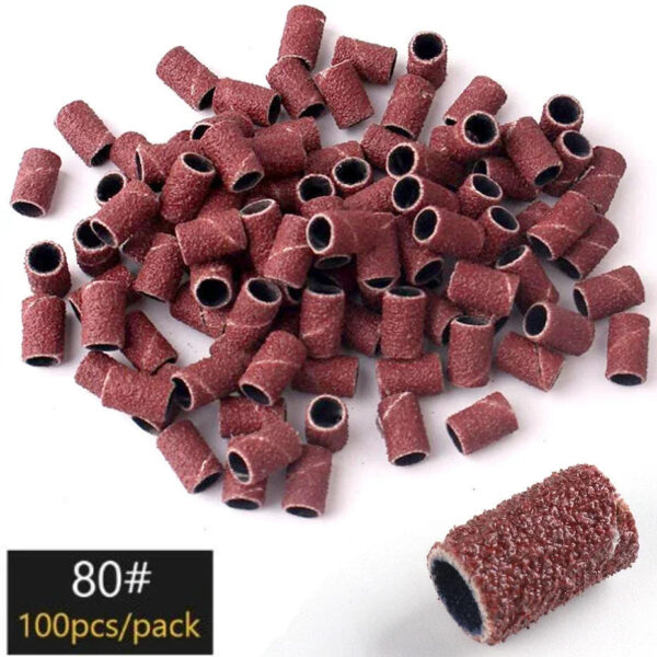 Sba9127bbb6a742ee9a8301f5a9f57a51D.jpg Nail Sanding Ring Bands 80/120/180Grit Electric Manicure Drill Grinding Heads UV Gel Polish Removal Pedicure Abrasive Tools