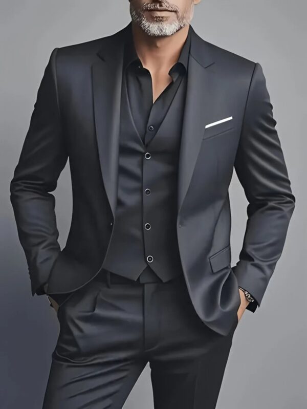 Sbaf55d2cabf54feaa616d6e44d7c1fb07.jpg Elegant Men's Suit Sets- Slim Fit Tuxedo Set for Weddings & Formal Occasions, Black Suit