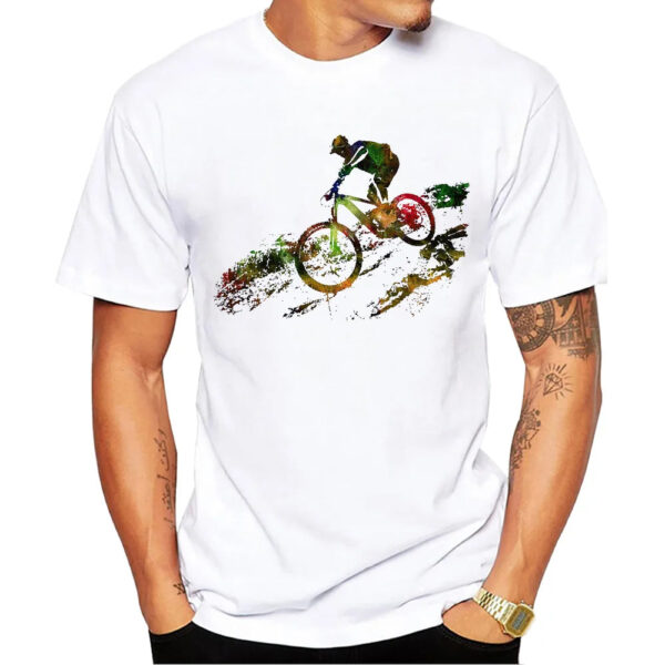 Sbafdf3cae81b4b83bc985f5a14d2fea11.jpg TEEHUB Vintage MTB Men T-Shirts Boy Riding Bicycle Print Short Sleeve T-Shirt Cycling Sport Tops Funny Retro Gravel Tees