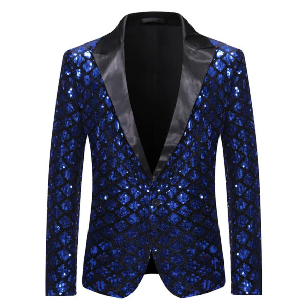 Sbb6980d7fef24c0b9b32205c0c89eec7Q.jpg Fashion Men Luxurious Sequin Plaid Suit Jacket Gold / Silver Singer Host Stage Party Loose Dress Blazer Coats