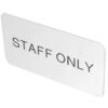 Sbbb2ec0d9fda47e896b6a812ea3e8e5cb.jpg Office Logo Employees Only Sign for Door Dedicated Replacement Aluminum Alloy Restaurant Staff Plate