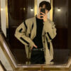 Sbbcde487bf034f1aad97a1da54342fce4.jpg Men's Clothing Cardigan Knit Sweater Male Black Striped Korean Autumn Clothes V Neck Best Selling Products 2025 Y2k Streetwear A