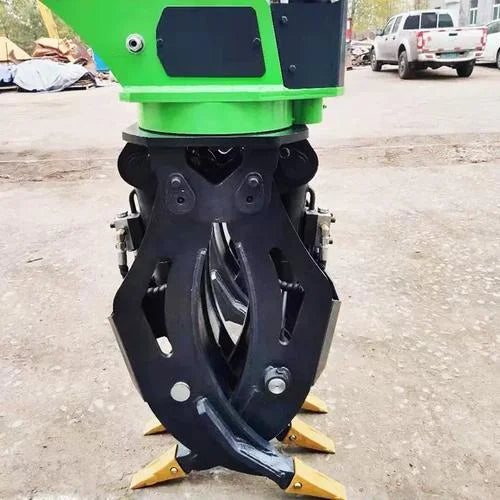 Excavator accessories include toothed bucket and mechanical quick change