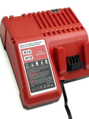 Sbc4f3d3c2c724e97b06b069299e69e80Y.jpg NEW Replacement Li-ion Battery Charger Multi Voltage Charger for Milwaukee 14.4V-18V 48-11-1850 48-11-1840 48-11-1815 48-11-1828