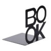 1pc Iron Bookends Book Stand Support  for Home Office and Library Non Slip Rack Shelf Holder School Stationery Accessories