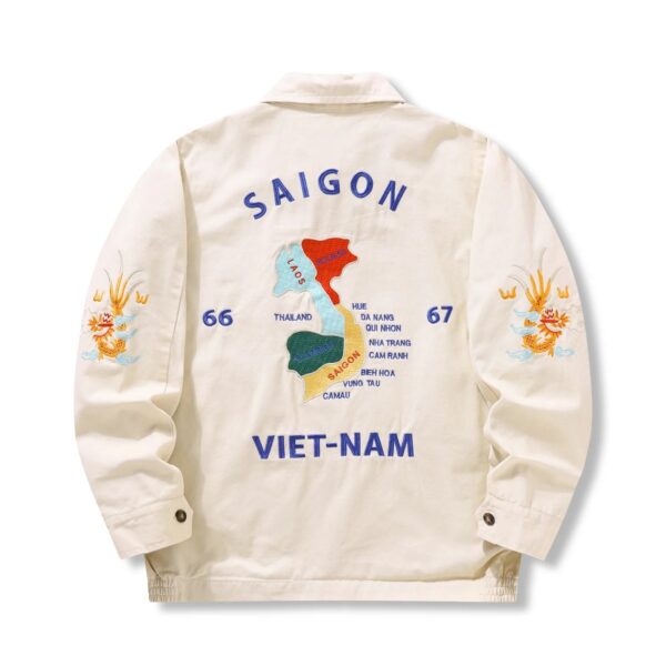 Sbce43b4632644f99918b4aeaf30bc3198.jpg 1960's Vietnam War Sukajan Vntage Tokyo Windbreaker Retro Bomber Work Tiger Japanese VIET-NAM Embroidery Map Souvenir Jacket Men