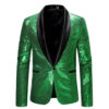 Sbcfb6744f9464fb1887626fd8600c55fQ.jpg Fashion Men Luxurious Sequin Plaid Suit Jacket Gold / Silver Singer Host Stage Party Loose Dress Blazer Coats