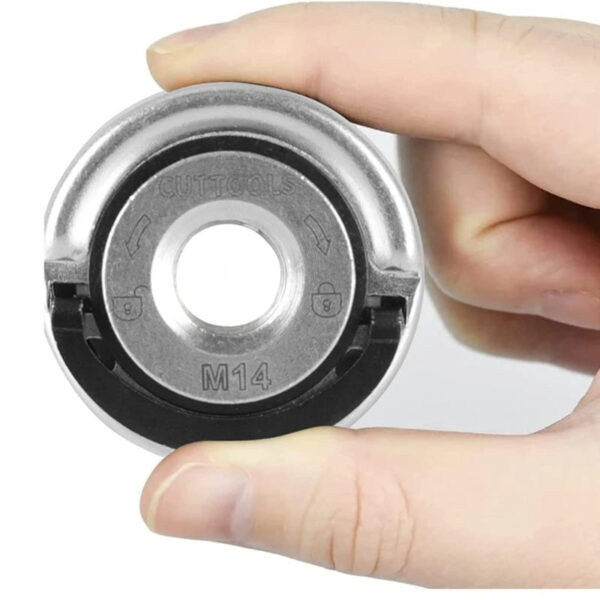 Sbd20cc1346e942aebb2d548458ae22ffL.jpg Universal M14 Galvanized Quick Lock Nut for ANGLE Grinder Pressing Plate