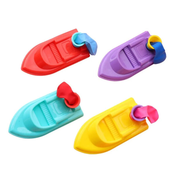 New With 3 Balloons Balloon Power Boat DIY Science Experiment Balloon Car Educational Equipment Inertia Toy Kindergarten