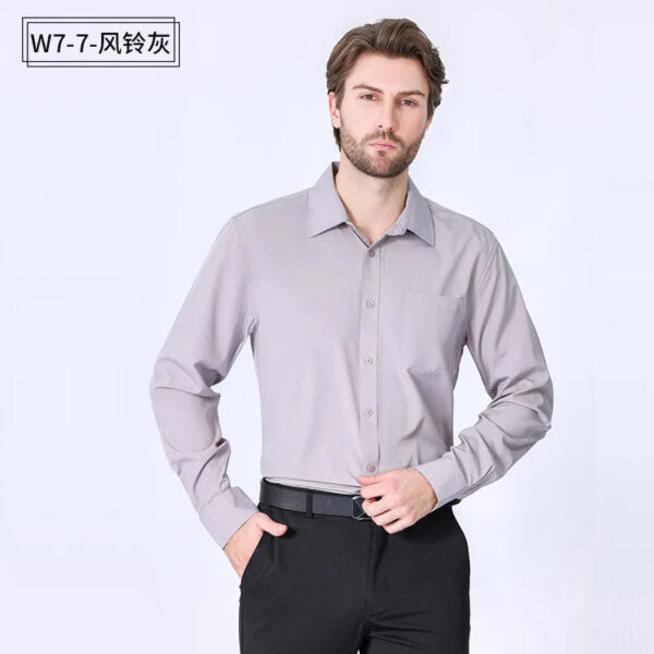 Sbdc362b2fa5747f3a85ae9c627f32f87d.jpg American size men's shirt long sleeve spring/summer formal business casual wear high quality fashion solid color plus size