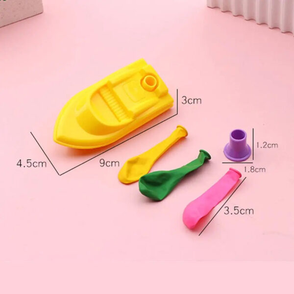 New With 3 Balloons Balloon Power Boat DIY Science Experiment Balloon Car Educational Equipment Inertia Toy Kindergarten