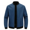 Sbe7389128e8e4de5b5dd306c39965713f.jpg 2024 Spring and Autumn New Baseball Collar Short Loose Solid Color Jacket Men's Business Casual Thin Coat Trend