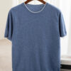 Sbfeebb4b73604c5a84381d3d165f1323h.jpg 2025 Spring/Summer New Fashion O-Neck Knit Short Sleeve Spliced Business Casual T-Shirts Men's Clothing Loose Tops England Tees