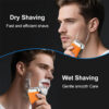 Electric Shaver for Men Mini Electric Razor Beard Trimmer USB Rechargeable Men's Shaving Machine Dual Blade Men Electric Razor