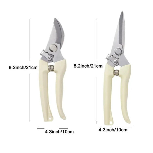 Pruner Garden Scissors Professional Sharp Bypass Pruning Shears Tree Trimmers Secateurs Hand Clippers For Garden Beak Scissors