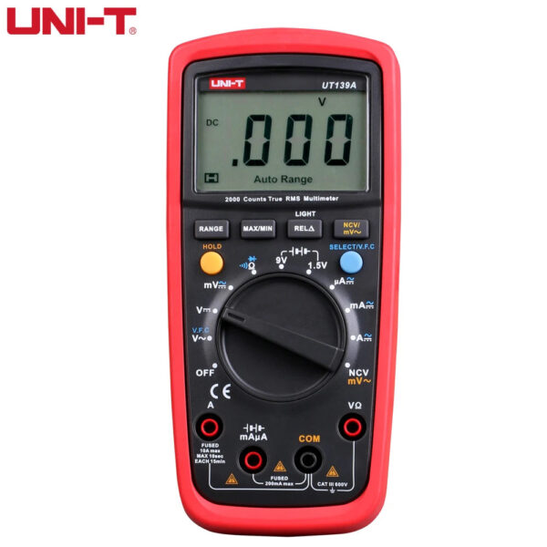 Sc080611ba4ea44fe8d88db9a56a9246be.jpg UNI-T UT139A UT139B UT139C True RMS Digital Multimeter Auto Range AC DC Voltmeter Ammeter Ohmmeter Capacitance Tester NCV