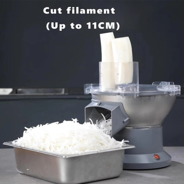 Sc0816b4367314e2b8c00ff858e597f22f.jpg 110V/220VMultifunctional Vegetable Carrot Potato Dicing Machine Cutter Slicer Commercial Dicing Machine Small Electric Slicer