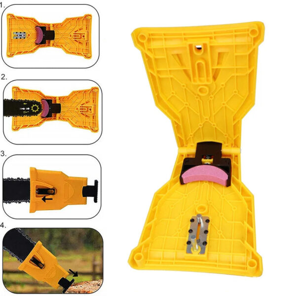 Sc0a74205f9df44349b3cd08c26f618b4o.jpg Portable Chainsaw Sharpener Bar-Mount | Fast Grinding Tool for Chainsaw Chain | Woodworking Essential Upgraded Design