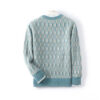 Men's New Pullover O-neck Sweater Casual Knitted Long sleeved 100% Pure Wool Men's Sweater Comfortable and Warm WOTEEWS brand
