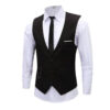 Sc1e5a26910054a278cd06fd1c93cfb33e.jpg 7XL High Quality Dress Vests For Men Slim Fit Mens Suit Vest Male Waistcoat Gilet Homme Casual Sleeveless Formal Business Jacket