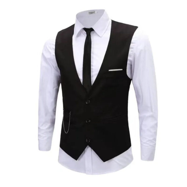 Sc1e5a26910054a278cd06fd1c93cfb33e.jpg 7XL High Quality Dress Vests For Men Slim Fit Mens Suit Vest Male Waistcoat Gilet Homme Casual Sleeveless Formal Business Jacket