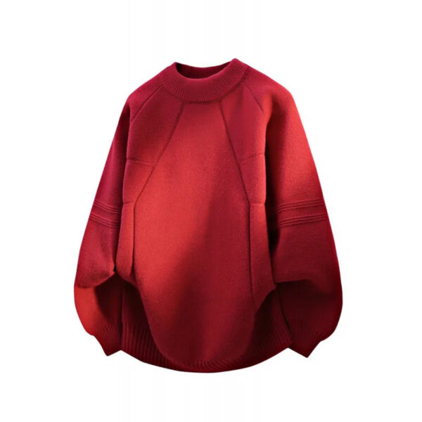 Sc200a7e74a9c41f7af829f97cea3a441e.jpg Designer Streamline Trendy Knitted Sweater 2025 Autumn/winter High Street Hip-hop Men's Clothing Warm Base Tops