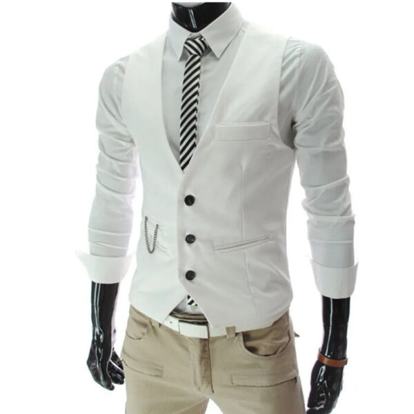Sc22e99bcc2444fdebdca468b10de5057p.jpg 7XL High Quality Dress Vests For Men Slim Fit Mens Suit Vest Male Waistcoat Gilet Homme Casual Sleeveless Formal Business Jacket