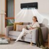 Sc2c86284e651464fb3abc313440cafecP.jpg 12000 BTU Wifi Enabled Mini Split Air Conditioner & Heater w/ Heat Pump