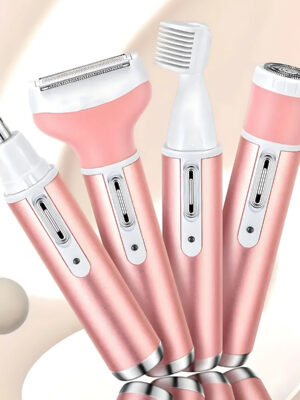 Electric Body Hair Trimmer For Women,Bikini Trimmer And Underarm Hair Razor,AL Material,Lithium Battery,Epilaotor Grooming Kit