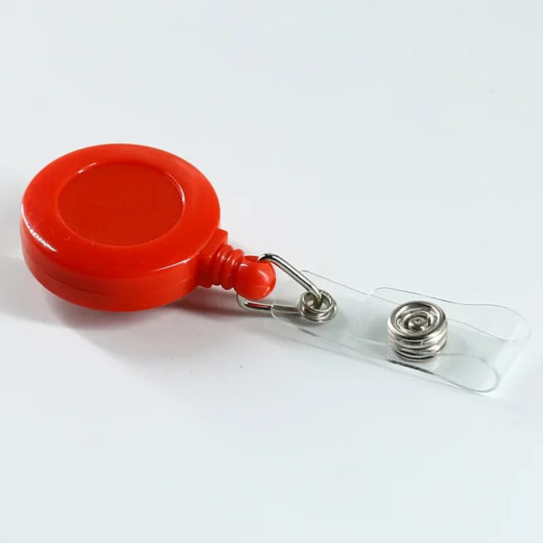 1PC PP ID Card Holder Name Tag Badge Reels Retractable Staff Business Badge Holder Office Supplies Stationery for Exhibition