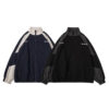 Sc3c673ab0fc14443915c37ebd794fd0dD.jpg Hip Hop Varsity Jacket Men High Street Patchwork Color Black Windbreaker Coats Women Spring Autumn Thin Fashion College Jackets