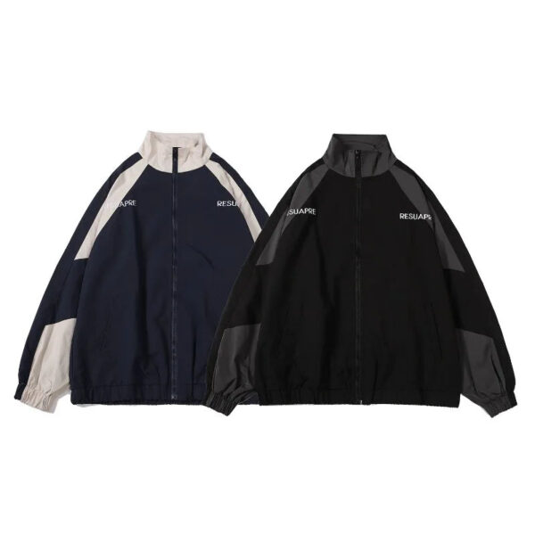 Sc3c673ab0fc14443915c37ebd794fd0dD.jpg Hip Hop Varsity Jacket Men High Street Patchwork Color Black Windbreaker Coats Women Spring Autumn Thin Fashion College Jackets
