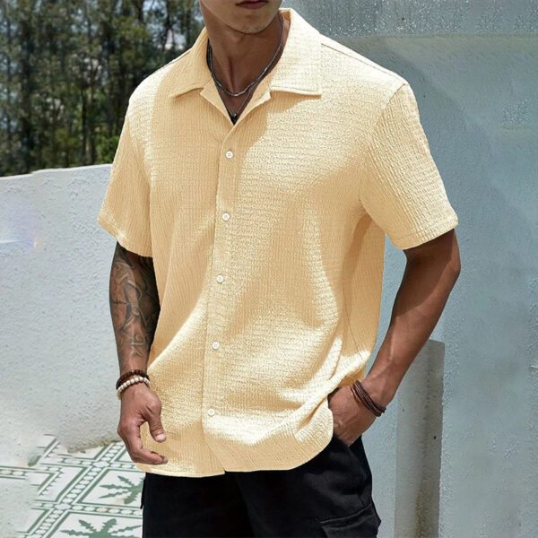 Sc41253d02606440e875c7a0e49271f7dh.jpg Men's Casual Shirt Summer Short Sleeve Male Clothing Hip Hop Streetwear Plus Tops Black White Tee Fashion Baggy Shirt For Men
