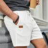 Sc458cffb95b341388ede60393421ec97Z.jpg 2024 Summer New Solid Color outdoors sport Shorts breathable loose Fitness training short pants Men's sweatpants