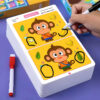 Sc548cb3027d64fa99e6cc4bd258d614dH.jpg Find the Difference, Fun Concentration Training Game Pictures, Educational Items, Find Different Places, Reusable Erasable Pictures