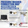 Sc55fb5184c394a438dd3d21f71522713S.jpg Car Wash Gun Adaptor M22-14/15MM To 1/4" 3/8" Quick Hitch Connect High Pressure Wash Swivel Adaptor